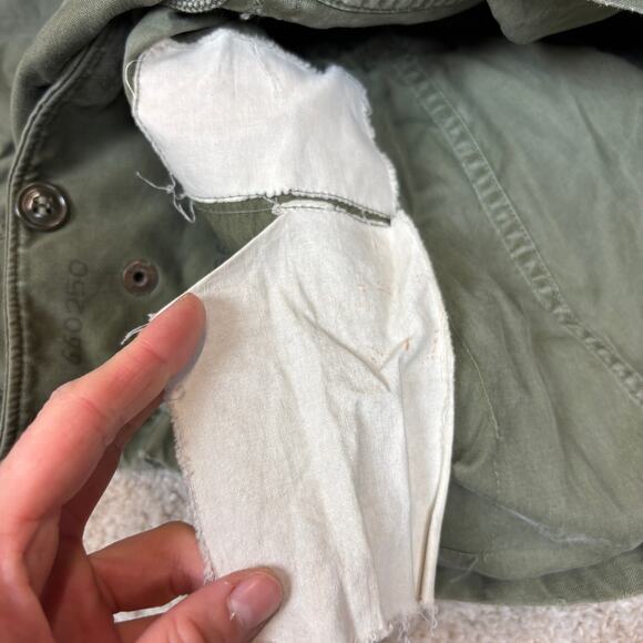 Vintage 50s M51 Korean Vietnam War Era Army Military Field Jacket Small - Picture 9 of 14